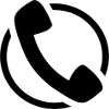 black telephone icon